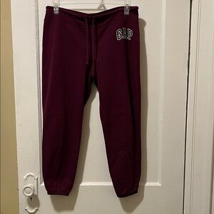 GAP Women Maroon Joggers